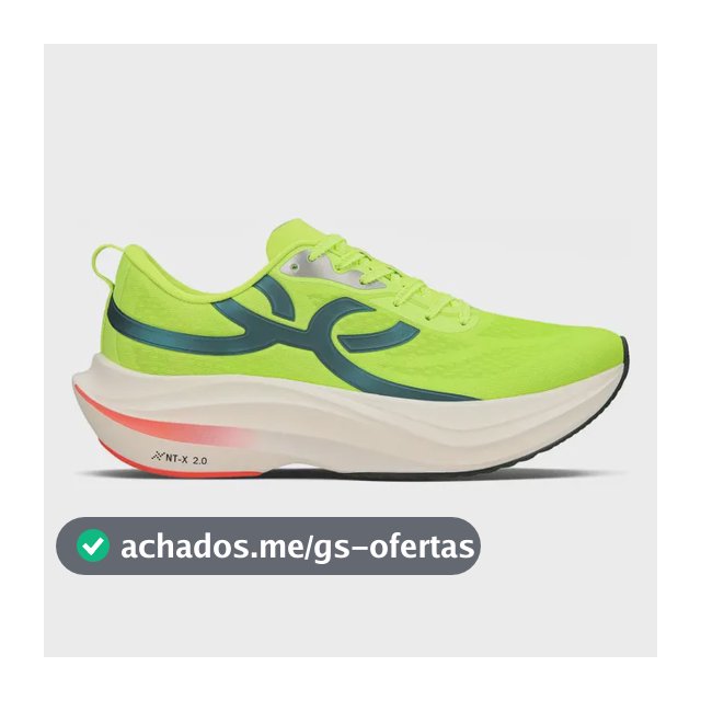 Tênis Olympikus Corre Turbo Unissex Verde-limão Mesh 37 Br