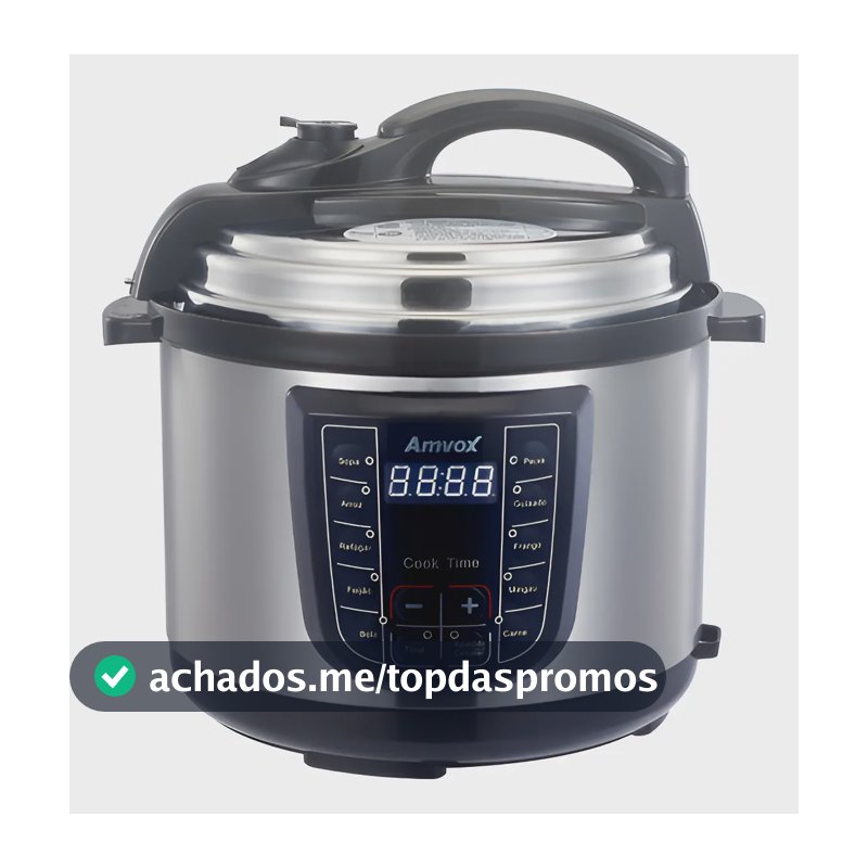 Panela De Pressão Eletrica Amvox 900w Aps 050 5 Litros 110v