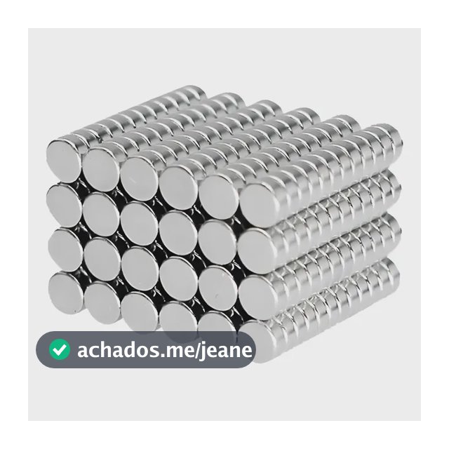 200un. Imã De Neodímio 5x1 Redondo Pequeno 5mm X 1mm N35