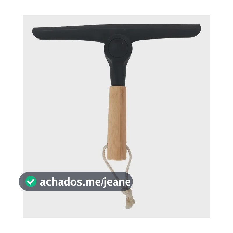 Rodo Para Pia Bambu Dobrável Limpeza Vidro Janela Rodinho