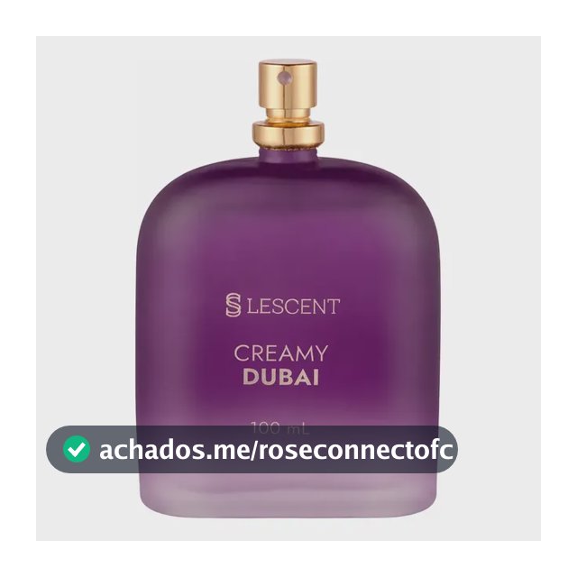Perfume Deo Colônia Creamy Dubai 100 ml Lescent