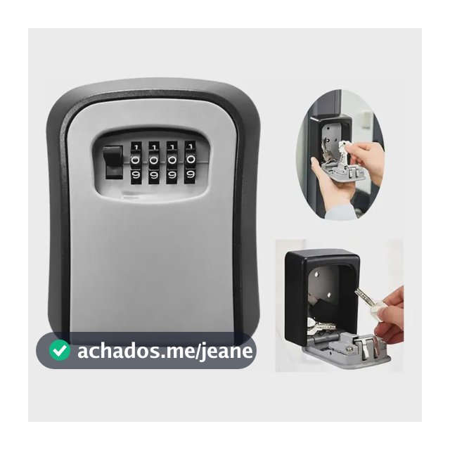 Cofre Porta Chaves Residencial Com Código Programável