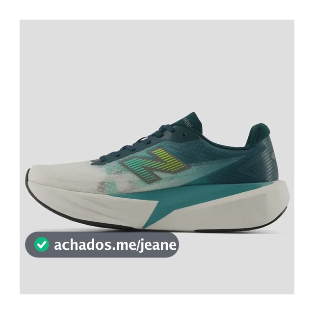 Tênis Fuelcell Rebel V5 - New Balance Verde Azulado Verde Escuro 41 Br
