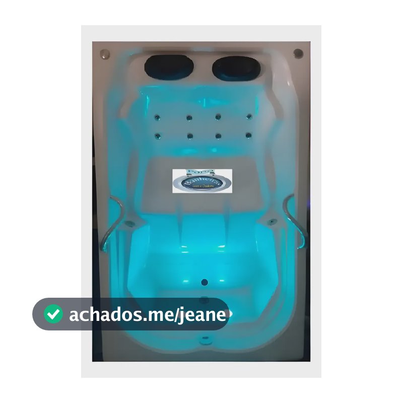 Banheira Hidromassagem 2 Pessoas Completa Alto Brilho E Durabilidade .
