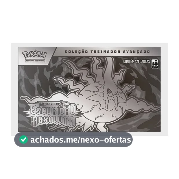Cartas Pokémon Coleção Escuridão Absoluta Treinador Avançado 121 Cards Copag