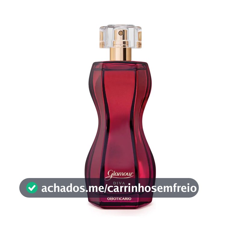 Perfume Glamour Diva O Boticário Deo Colônia 75ml Feminino