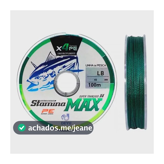 Linha De Pesca Resistente Tucunaré Multifilamento 4x 100m