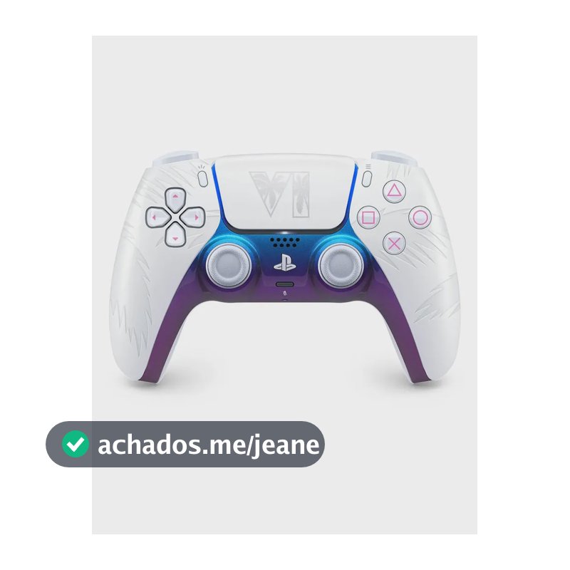 Controle sem fio DualSense branco – Edição limitada do Grand Theft Auto VI