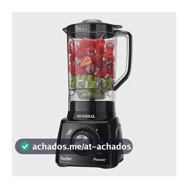 Liquidificador Turbo Power Mondial 550W - L-99 FB