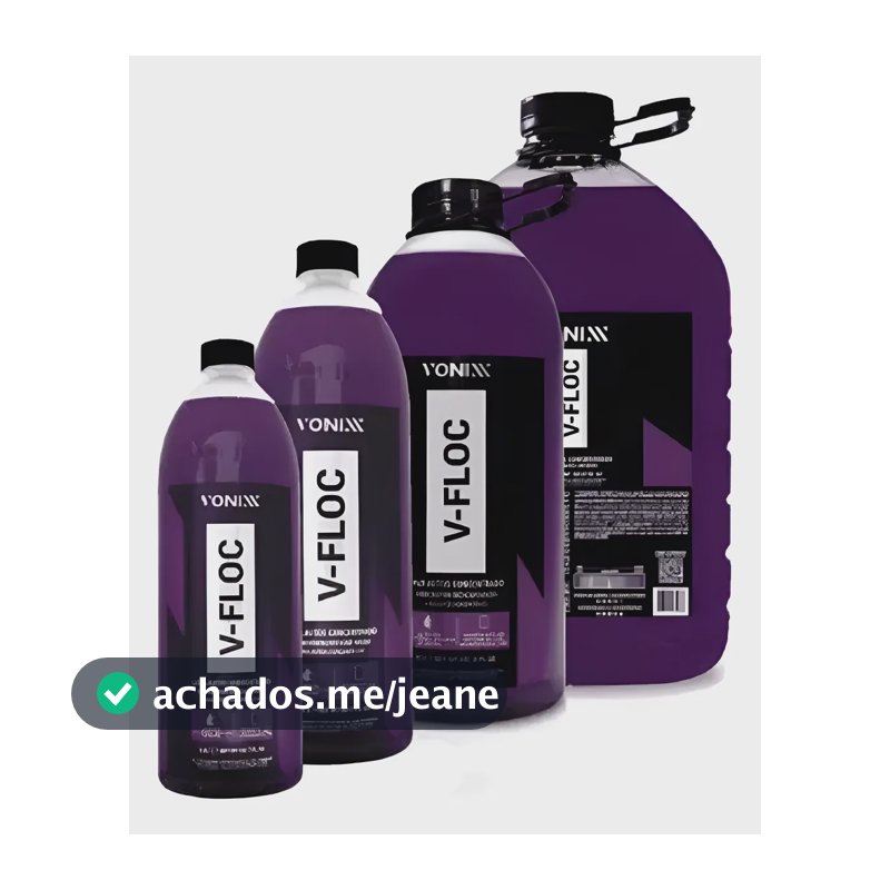 Shampoo Automotivo Lubrificante Vonixx V-floc Neutro 5l