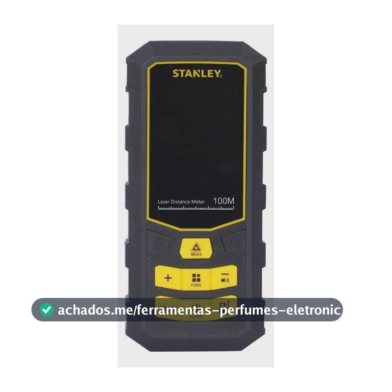 Trena a Laser 100M Stanley com Memória de Medição STHT77803-LA