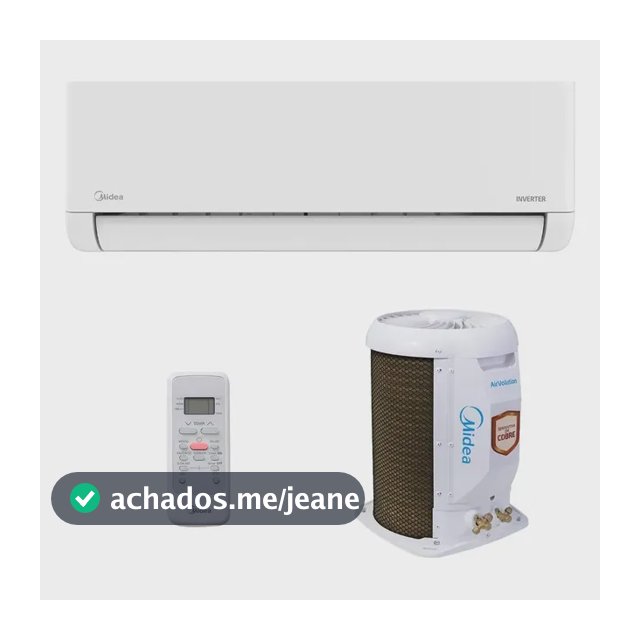 Ar Split Inverter 12000 Midea Airvolution Lite Frio 38tbvca12m5 42ebvca12m5 Branco 220v