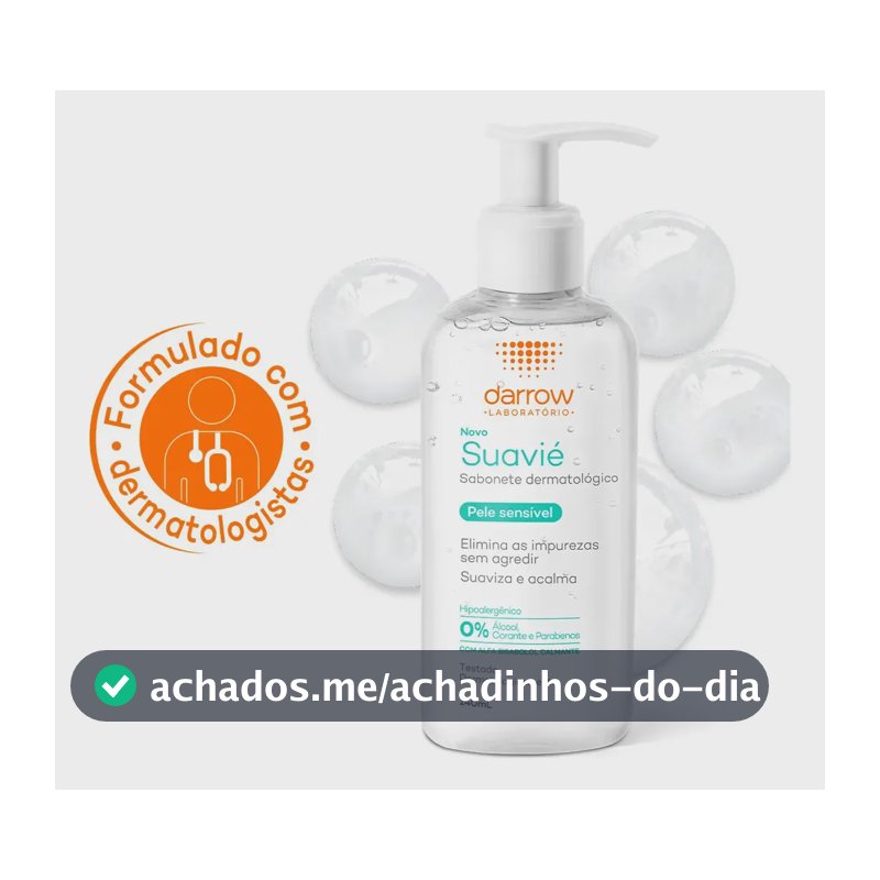 Darrow Suavié Sabonete Líquido Dermatológico para Pele Sensível 140ml