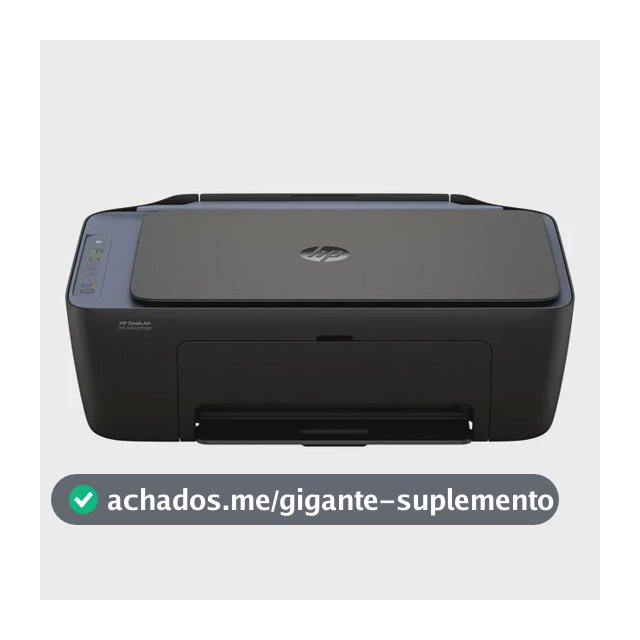 Impressora Multifuncional HP DeskJet Ink Advantage 2975 Colorida 1 USB 2.0 de alta velocidade Wi-Fi de banda dupla - 100 a 240 VCA - AJ4Y4A#AK4