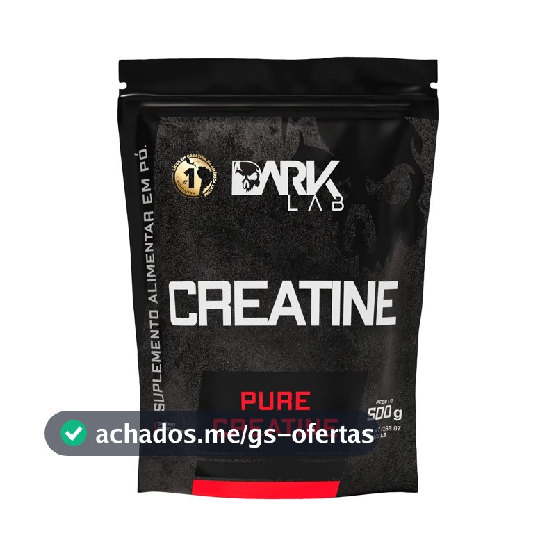 Creatina Dark Lab Premium Pure em pó Sem sabor x 500g