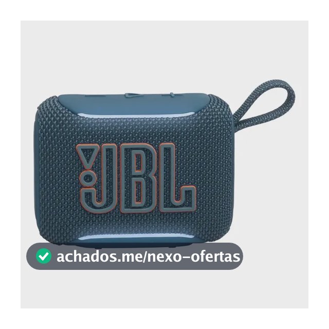Caixa de som portátil com Bluetooth JBL GO5 - Azul