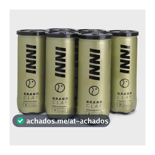 Bolas Tênis Profissional Inni Sports Grand Clay Premium 18 Unid
