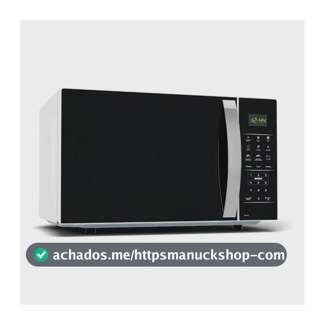 Micro-ondas Britânia BMO38 33 Litros Limpa Fácil 1400W Branco com Preto