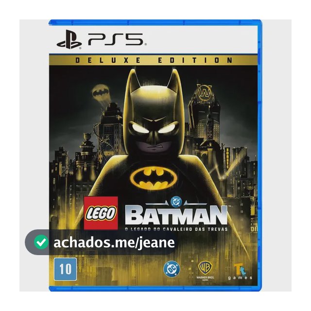 Lego Batman O Legado Cavaleiro Trevas Edição Deluxe Ps5