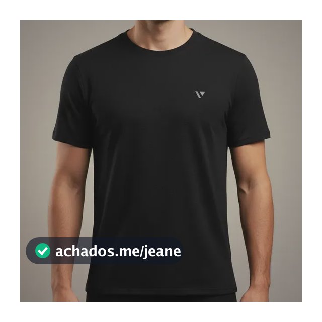 Camiseta Masculina Básica Slim 100% Algodão Premium Voker