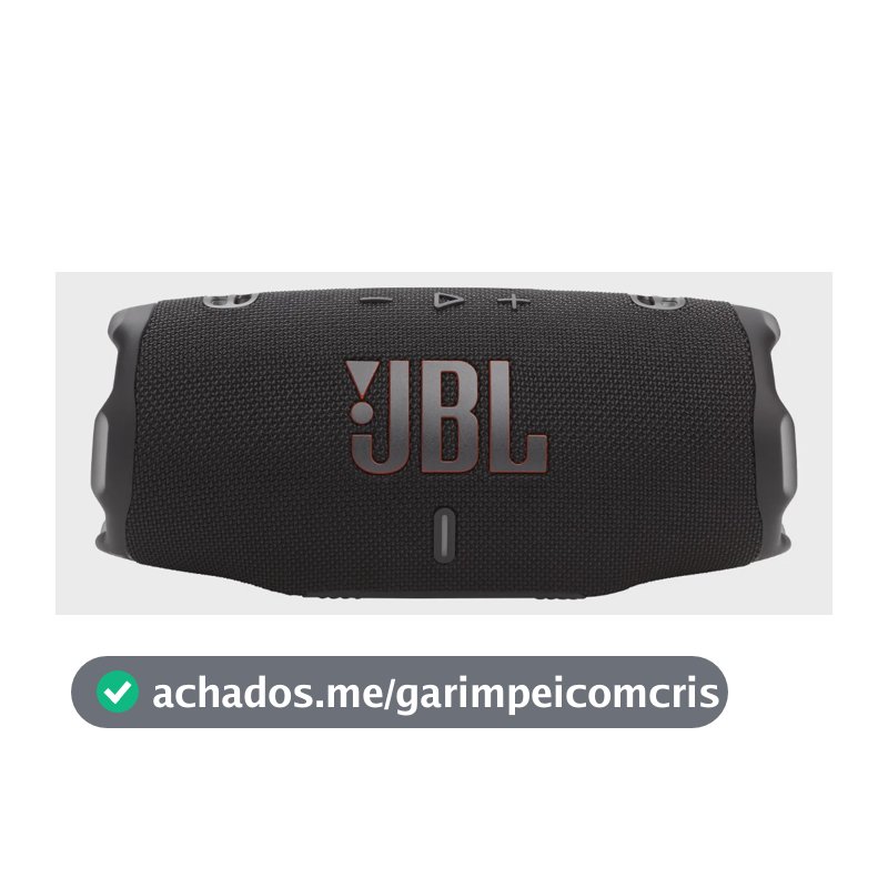 Caixa De Som Jbl Charge 6 Bluetooth Preto Original