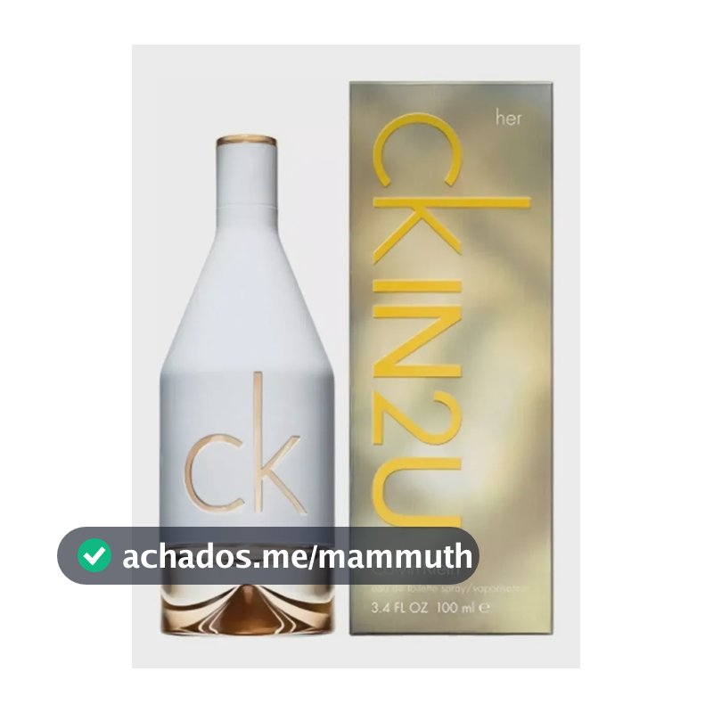 Perfume CK IN2U EDT Feminino 100ml Calvin Klein