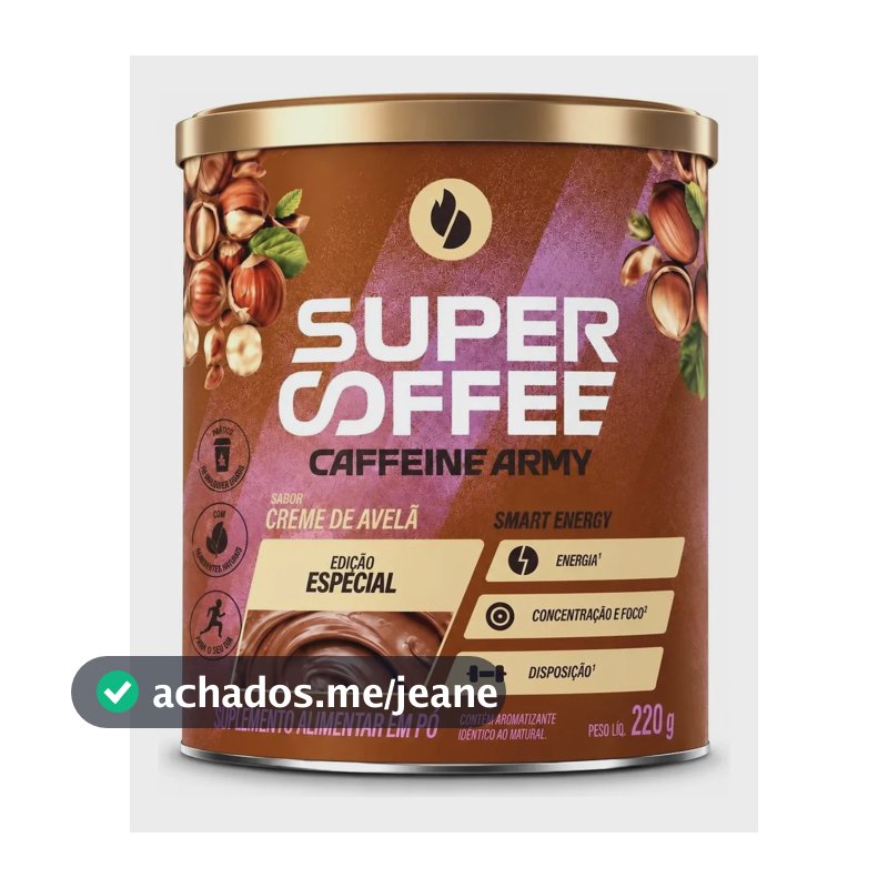 Supercoffee 220g Caffeine Army 3.0 Creme De Avelã
