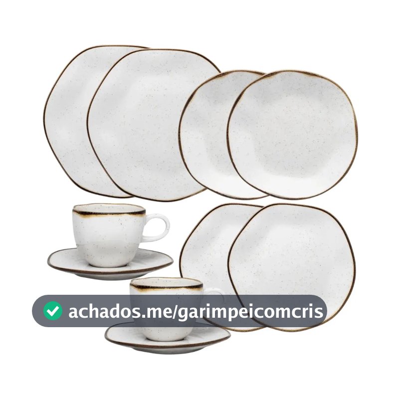 Jogo De Jantar 10 Peças Ryo Maresia