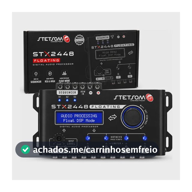 Processador Stx 2448 Floating Equalizador Stetsom Stx-2448