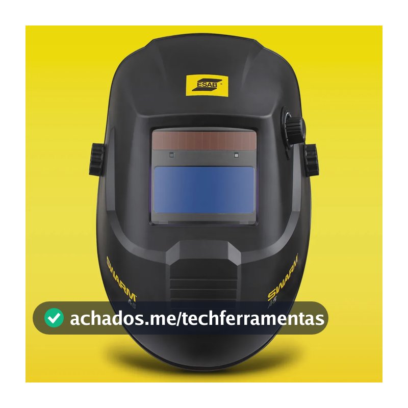 Máscara De Solda Automática Esab Swarm A5 Preto