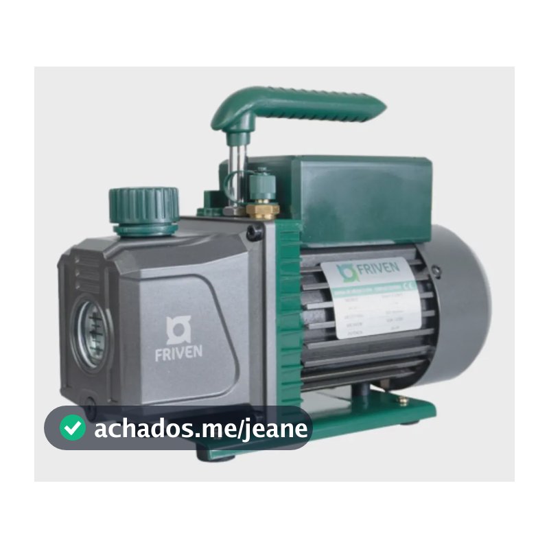 Bomba de Vácuo Friven 3 CFM Monoestágio 1/4 HP Bivolt para Ar Condicionado