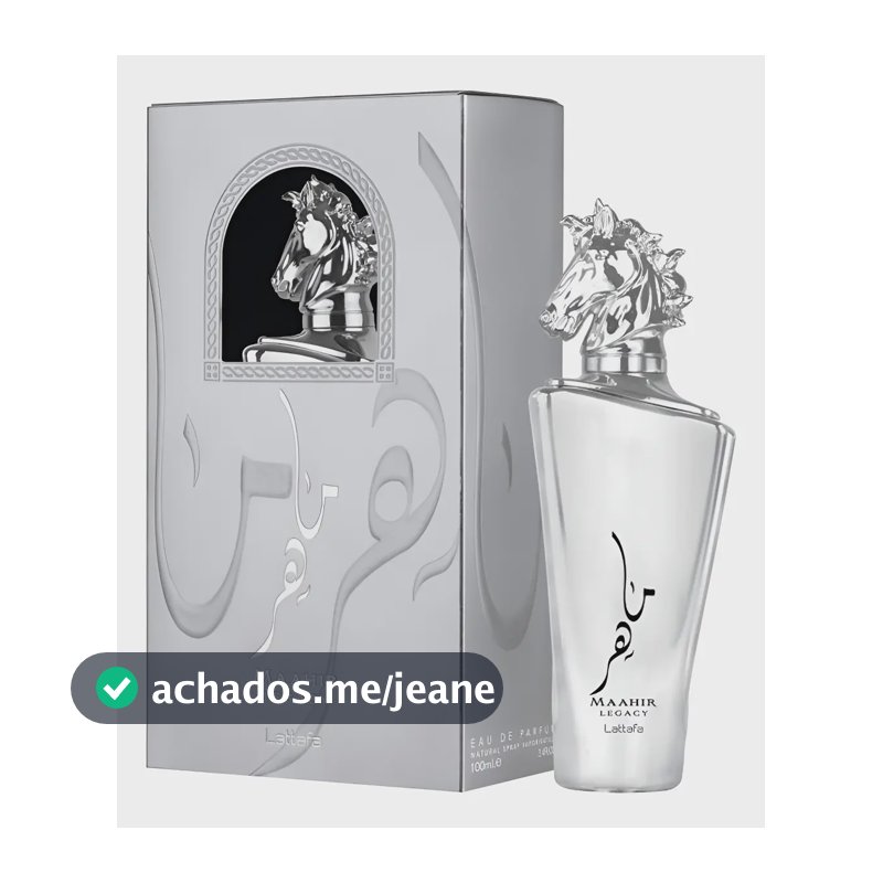 Perfume Legacy Maahir Lattafa 100ml Edp De Parfum Original