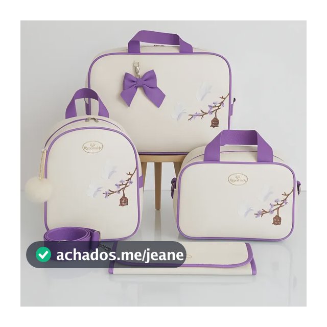 Kit Mala Maternidade Bolsa Bebê Luxo 4 Mochila Menino Menina