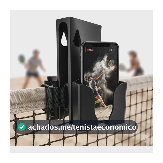 Suporte De Celular Para Rede De Beach Tênis Paddle