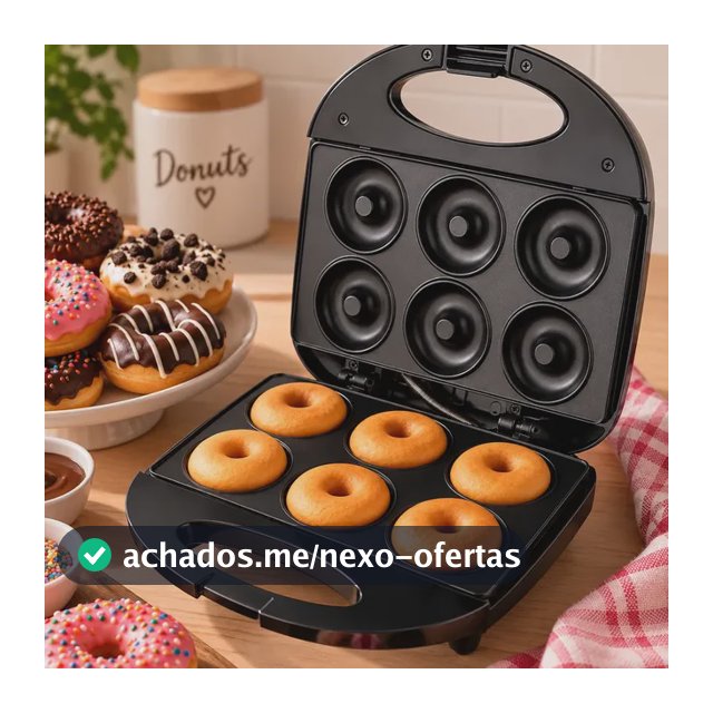 Máquina De Donuts Caseira Be.smart Antiaderente 750w 220v Preto