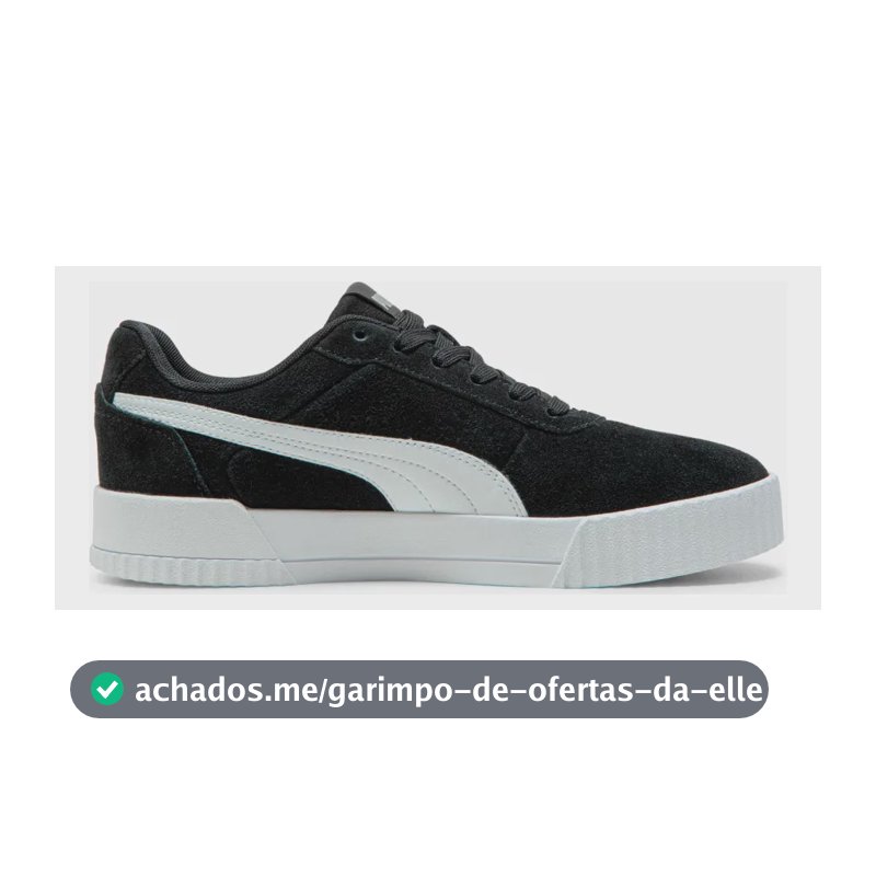 Tênis Feminino Carina Bdp Puma Preto Lisa 39 Br