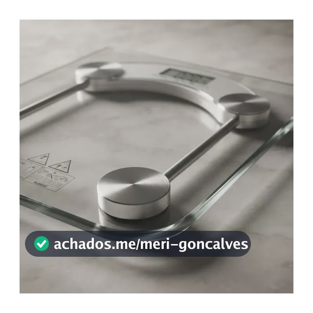 Balança Digital Vidro Até 180kg Banheiro Academia Commedidor