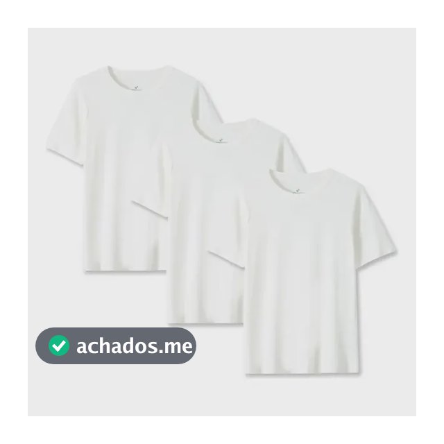 Kit 3 Daily T-shirt Feminino - Gênero Feminino