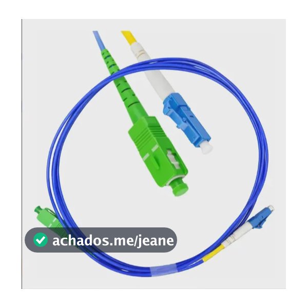 Cordão Optico Lc Upc /sc Apc 2mts 3mm 2flex Homologado
