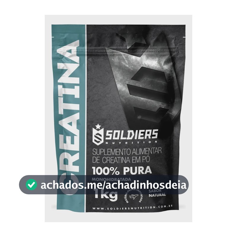 Creatina Soldiers Nutrition em pó Sem sabor x 1kg