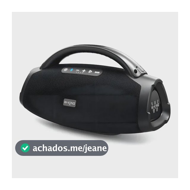 Alto-falante Portátil W-king X20, Bluetooth 5.3, Ip67