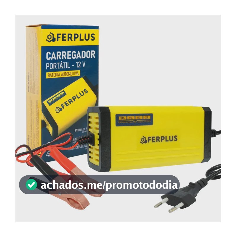 Carregador 12v 24w Bivolt 2a Moto Carro Inteligente