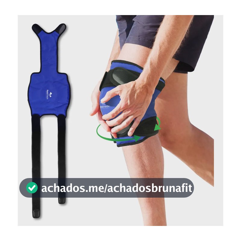 Bolsa Térmica Gel Joelho Dor Alívio Quente E Frio Relaxmedic