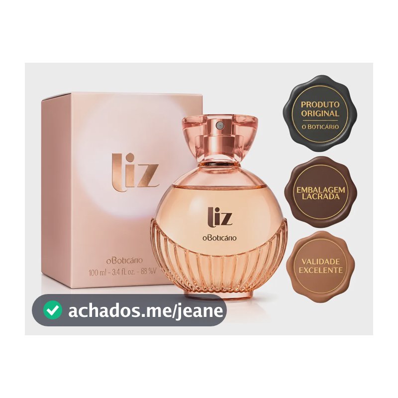 Colonia Liz Tradicional O Boticario Perfume