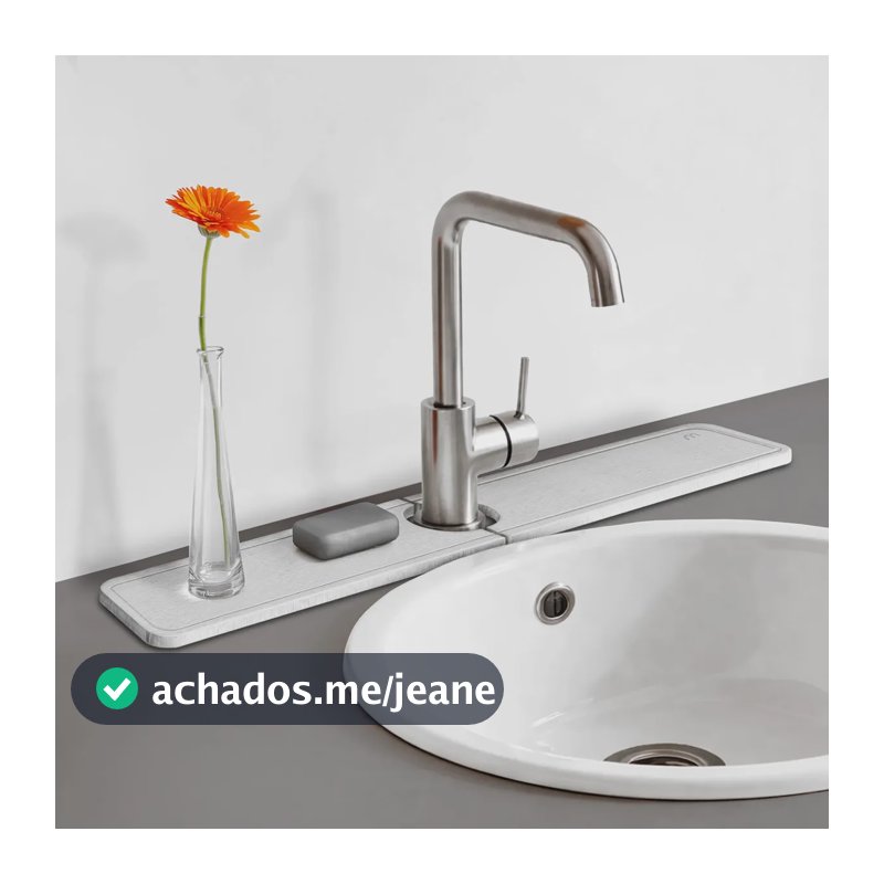 Organizador De Pia Cozinha Diatomita Drytop Momo Lifestyle Marfim