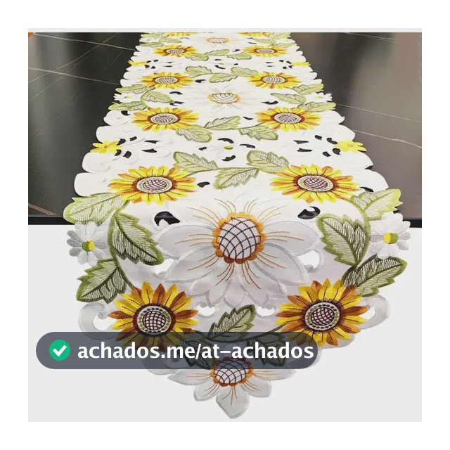 Caminho Mesa Bordado Girassol Cozinha Casa Decoracao... Ff