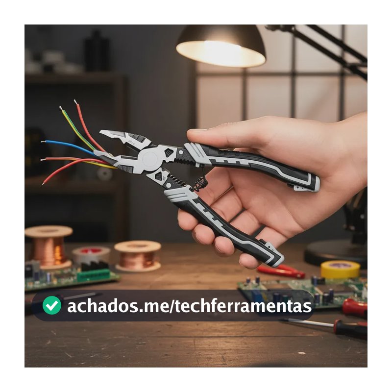 Alicate Crimpar Alicate Forte Alicate Multi Uso Alicate Universal Alicate Descascador Descascador De Fio Alicate Universal Eletricista Alicate Multiuso Para Eletrica Alta Durabilidade Empunhadura