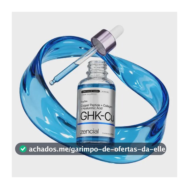 Sérum Facial Anti-idade Peptídeo Cobre Zencial 30ml Todo Tipo De Pele Dia/noite