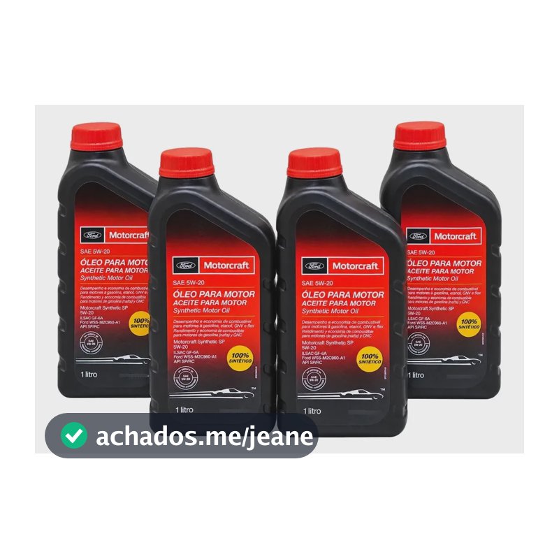 Kit 4l Óleo 5w20 Ka Fiesta Ecosport Original Motorcraft