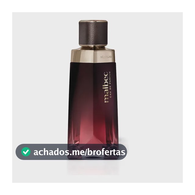 Malbec Eau De Parfum O Boticário Masculino Original 90ml